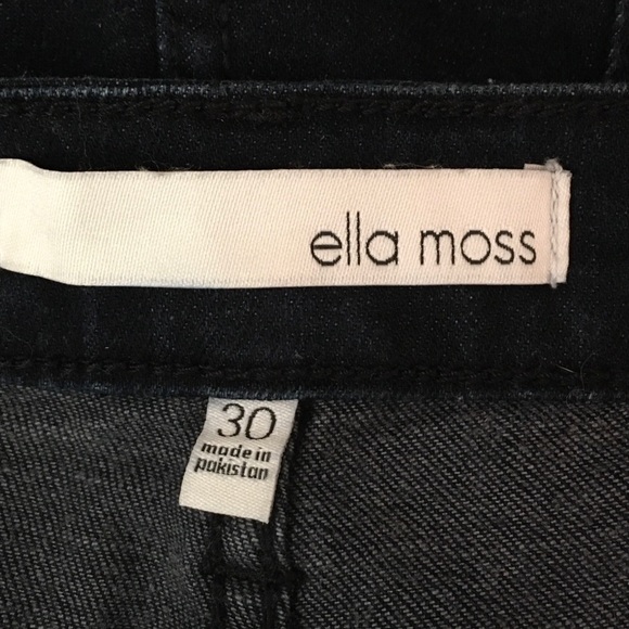 ELLA MOSS Bootcut High Rise Python Pinstripe Flare Jeans Size 30 - Picture 10 of 16